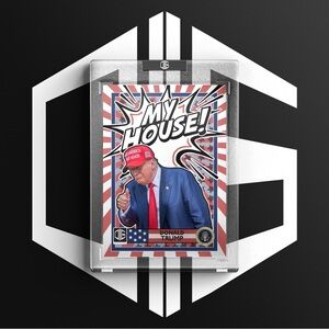 Custom collectors TRUMP trading card